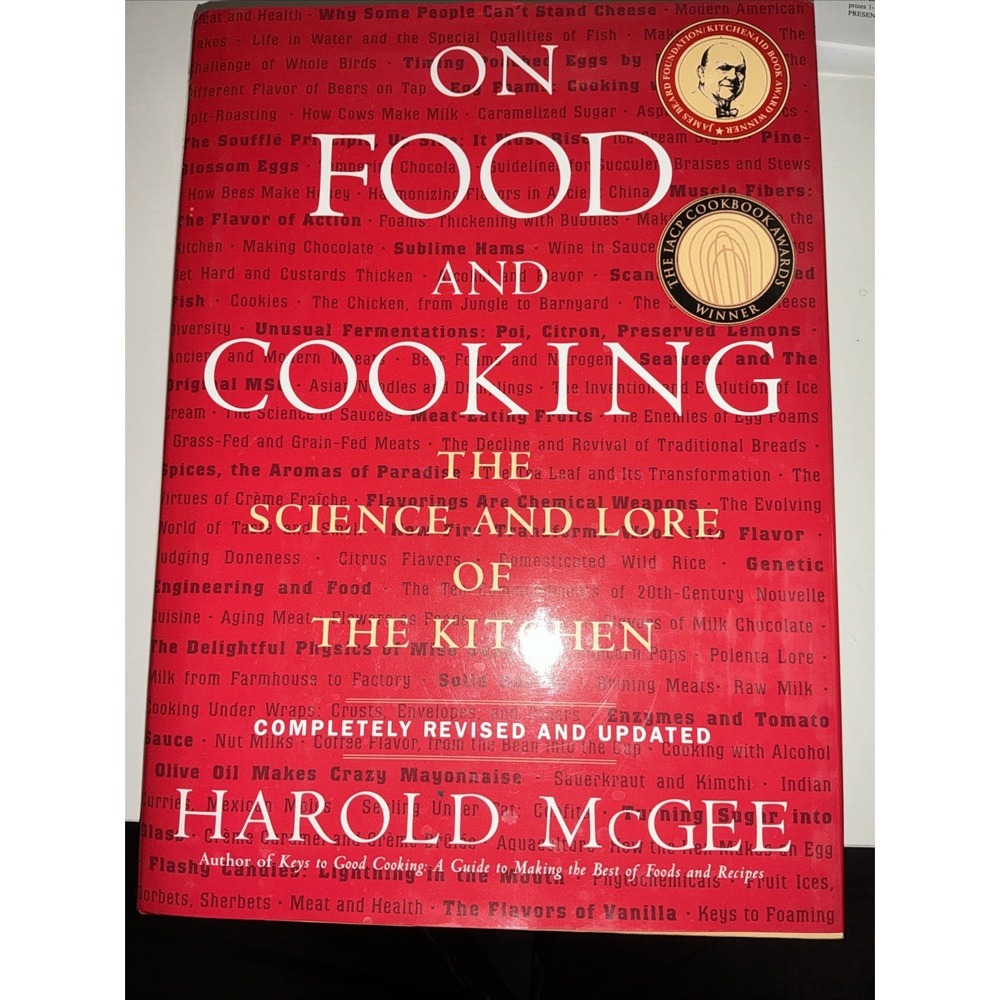 On Food and Cooking : Updated & Revised by Harold McGee (2004, Hardcover)